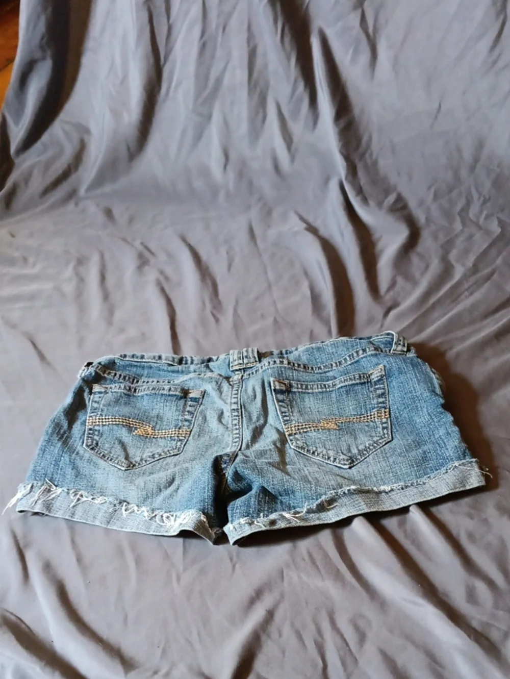 Arizona Juniors Light Blue Denim  Shorts